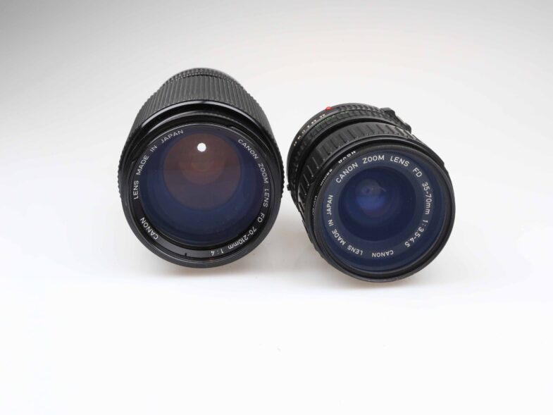 Canon AE-1  und AV-1 Kamera Camera Canon FD 35-70mm 70-210mm Objektiv lens 97446 – Bild 10