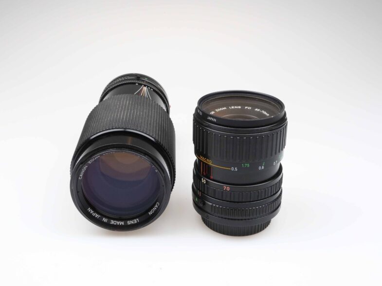 Canon AE-1  und AV-1 Kamera Camera Canon FD 35-70mm 70-210mm Objektiv lens 97446 – Bild 6