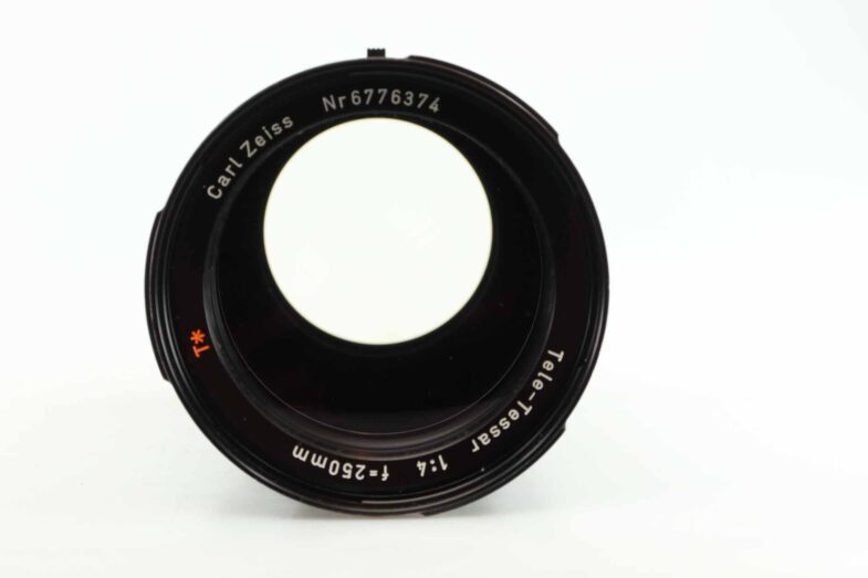 Hasselblad Carl Zeiss Tele Tessar 250mm F  Red T* Objektiv Lens 93620 – Bild 6