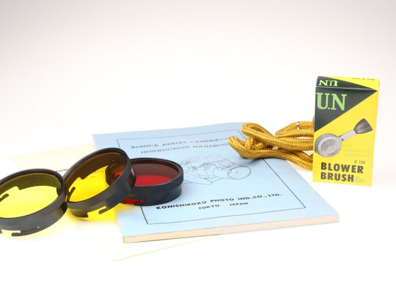 Konica Aerial Typ G Kamera Tele Hexanon 135mm f3.5 Objektiv RARE 97797 near mint - Image 10