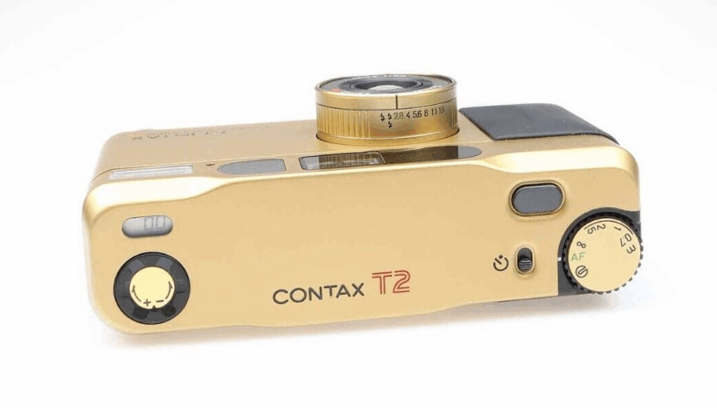 Kyocera Contax T2 gold Kamera Camera Zeiss Sonnar 38mm f2.8 T* near mint 95869 - Image 7