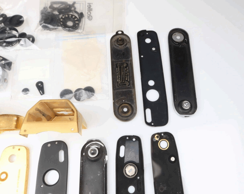 Leica Deckkappe Ersatzteile R4 gold Bodenplatte M39 R SET Leitz 95570 - Image 5