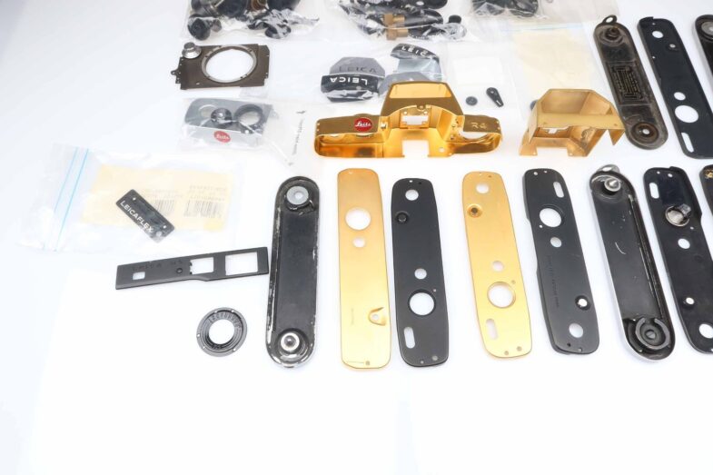 Leica Deckkappe Ersatzteile R4 gold Bodenplatte M39 R SET Leitz 95570 - Image 6