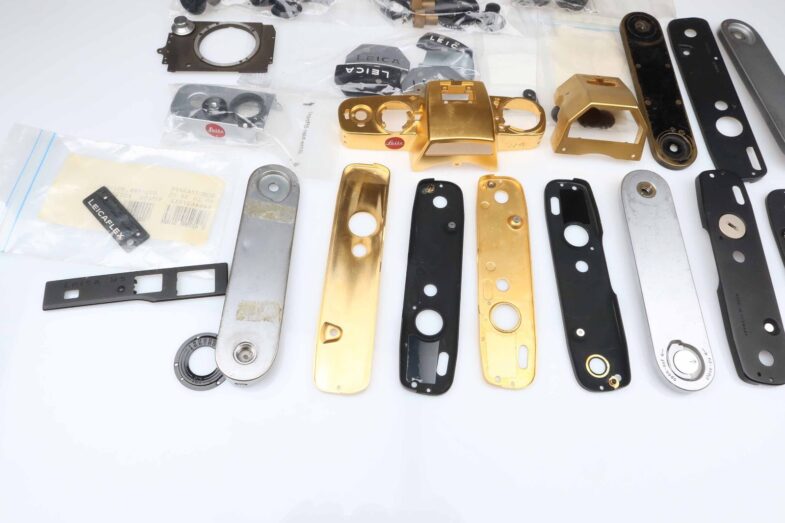 Leica Deckkappe Ersatzteile R4 gold Bodenplatte M39 R SET Leitz 95570 - Image 7