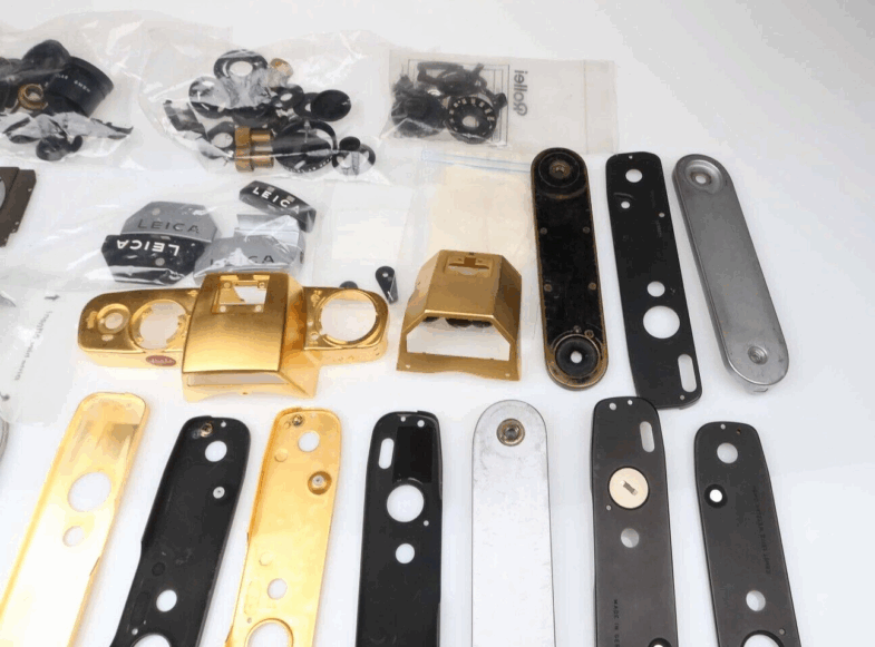 Leica Deckkappe Ersatzteile R4 gold Bodenplatte M39 R SET Leitz 95570 - Image 8