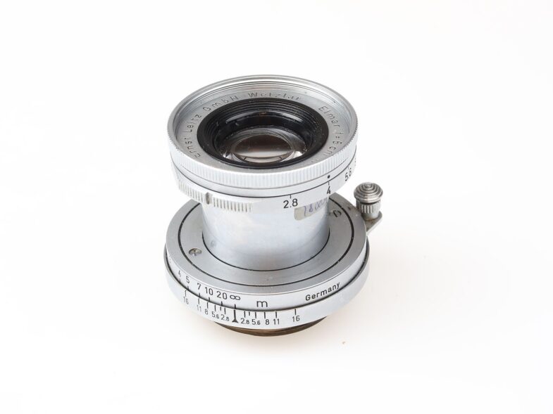 Leica Elmar 50mm f2.8 Objektiv lens M39 Anschluss mount Leitz 98208 – Bild 3
