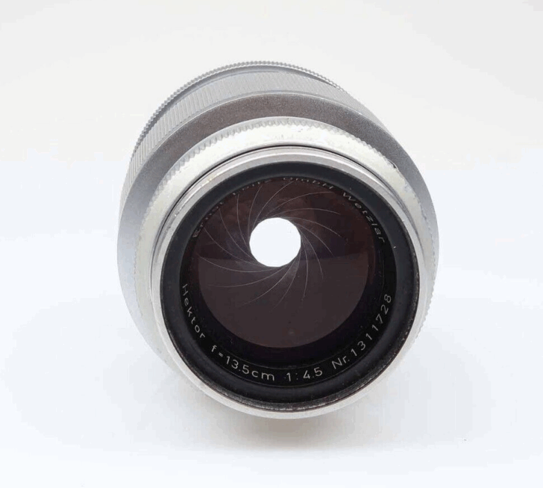 Leica Hektor 13.5cm f4.5 Objektiv head mit Einstellschnecke HELIX  Leitz 95492 - Image 4