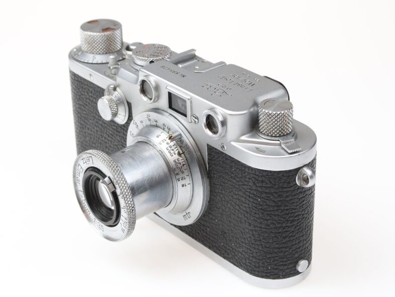 Leica  III F IIIF black dial Kamera Camera Elmar 50mm f3.5 Objektiv Leitz 98214 – Bild 3