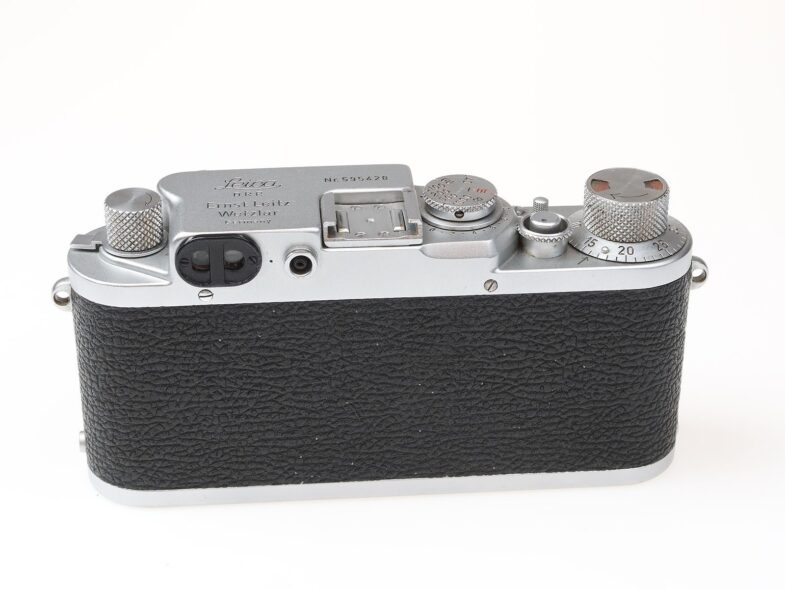 Leica  III F IIIF black dial Kamera Camera Elmar 50mm f3.5 Objektiv Leitz 98214 – Bild 4
