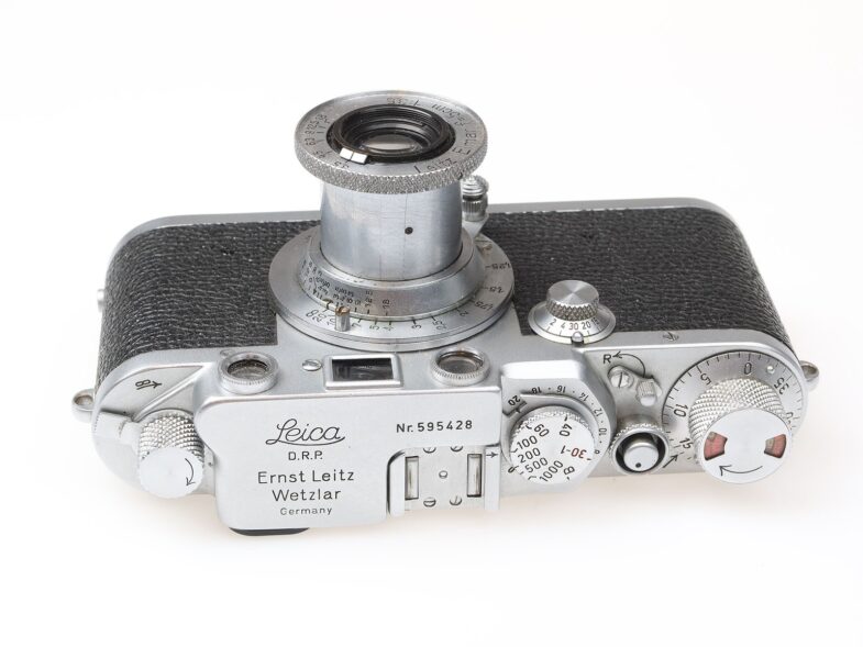 Leica  III F IIIF black dial Kamera Camera Elmar 50mm f3.5 Objektiv Leitz 98214 – Bild 5