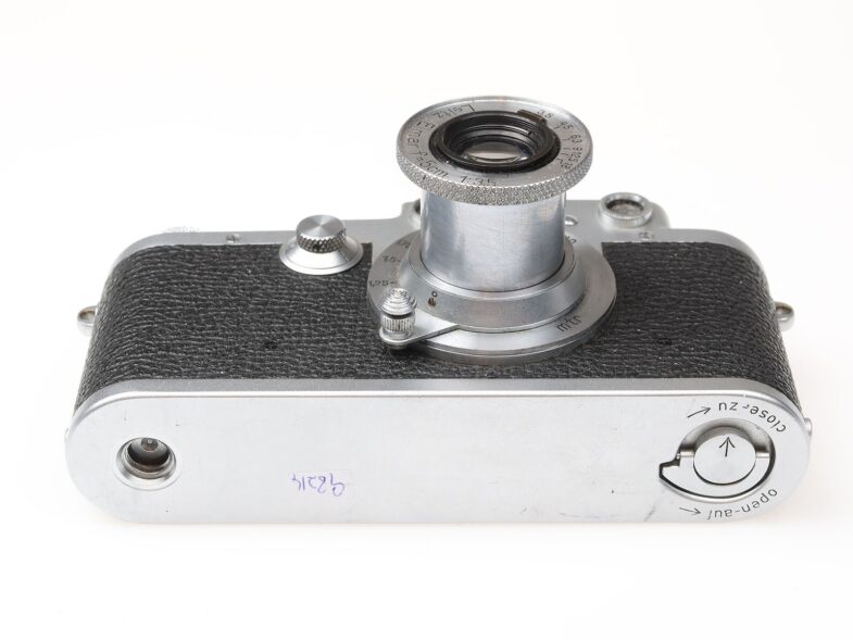 Leica  III F IIIF black dial Kamera Camera Elmar 50mm f3.5 Objektiv Leitz 98214 – Bild 6