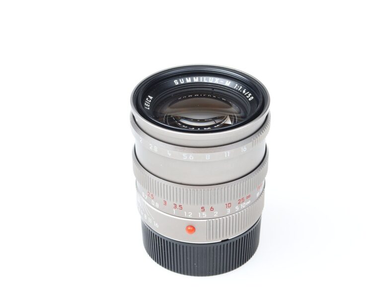 Leica Summilux M 50mm f1.4 titan E46 Objektiv 11869Leitz 98134near mint full Set – Bild 6