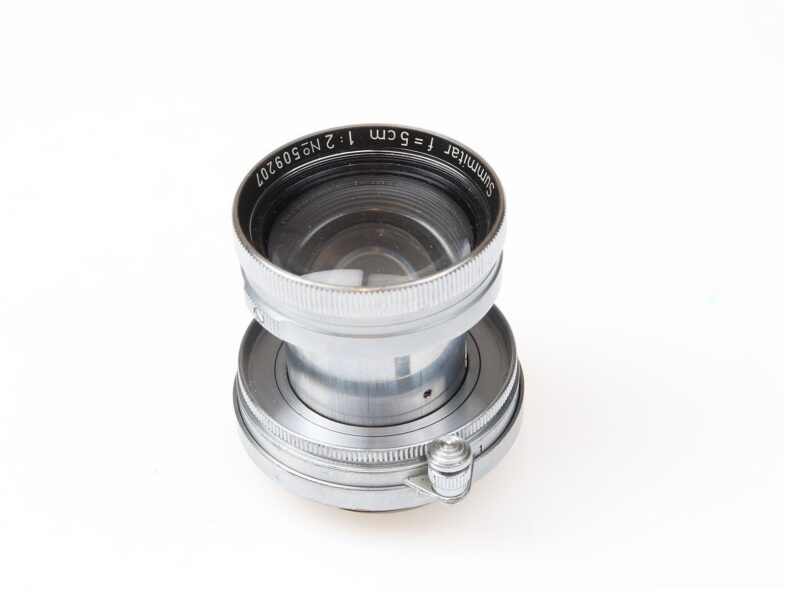 Leica Summitar 50mm f2 Objektiv lens M39 Anschluss mount Leitz 98153 – Bild 2