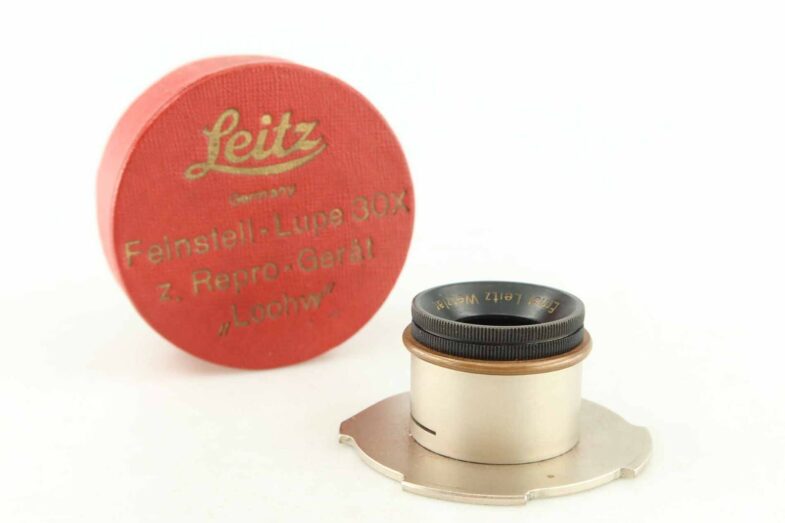 Leitz Feinstelllupe fine adjustment magnifier 30x LOOHW 90293 – Bild 1