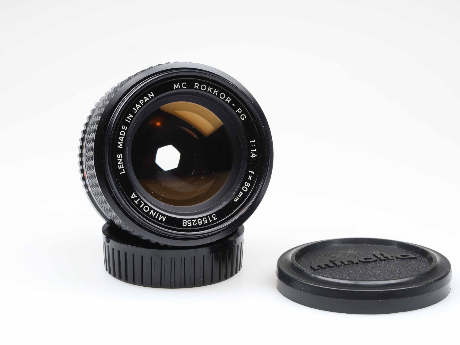 Minolta-MC-Rokkor-PG-50mm-f14-Objektiv-Lens-97337-365807835289 Minolta MC Rokkor PG 50mm f1.4 Objektiv Lens 97337 – Bild 1