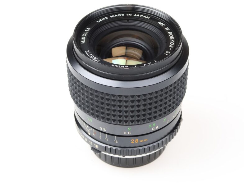 Minolta MC W.Rokkor SI 28mm f2.5 Objektiv Lens 97870 - Image 3