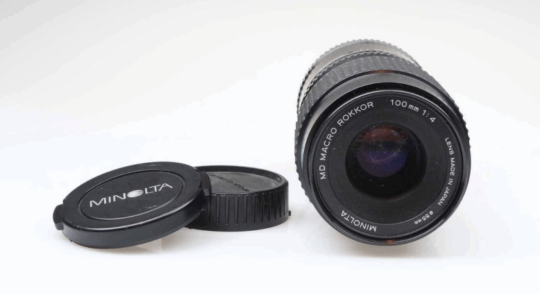Minolta MD Marco Rokkor 100mm f4 Objektiv Lens 95416 - Image 1