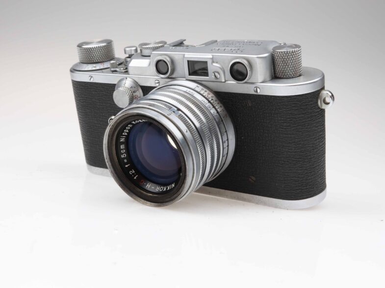Nicca III S Kamera Camera  Nikkor H C 50mm f2 Objektiv lens 97126 – Bild 3
