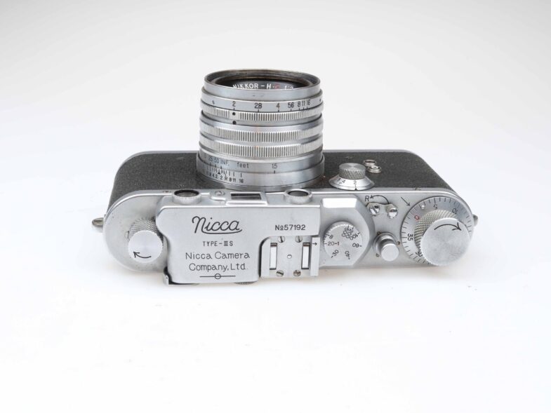 Nicca III S Kamera Camera  Nikkor H C 50mm f2 Objektiv lens 97126 – Bild 5