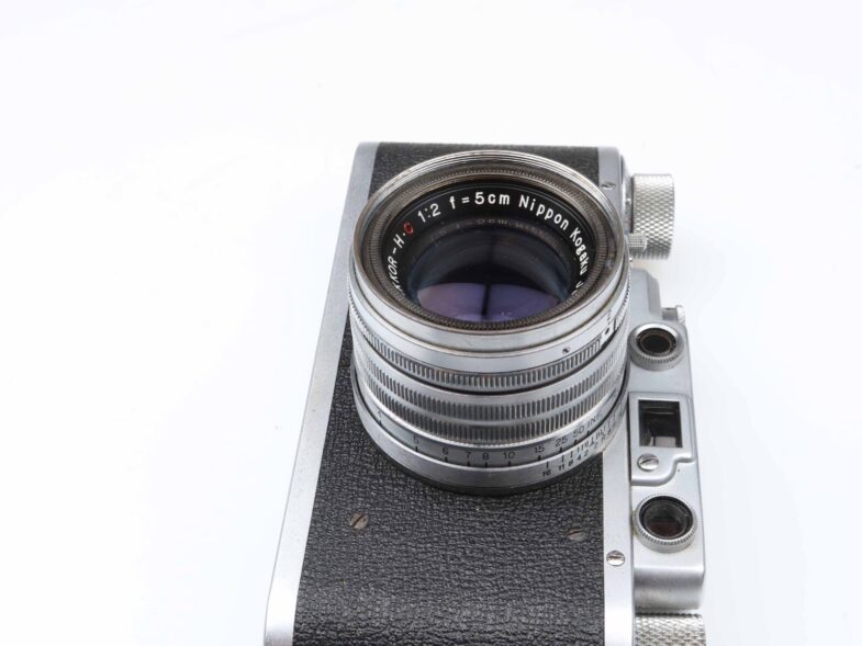 Nicca III S Kamera Camera  Nikkor H C 50mm f2 Objektiv lens 97126 – Bild 7