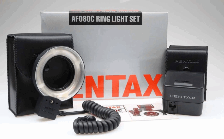 Pentax AF 080C Ring light Set Ringlicht Blitz Blitzgerät flash 95699 near mint – Bild 1
