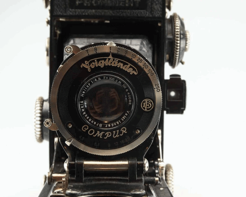 Voigtländer Prominent 6x9cm Kamera camera Heliar f4,5 105mm Objektiv Lens 95181 - Image 8
