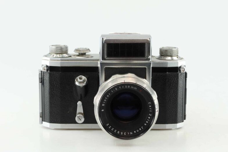 Zeiss Ikon Contax E mit Carl Zeiss Biotar 58 mm 2 Kamera Export Model 92307 - Image 2