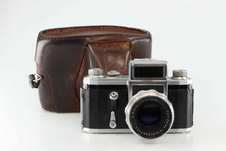 Zeiss Ikon Contax E mit Carl Zeiss Biotar 58 mm 2 Kamera Export Model 92307 - Image 1