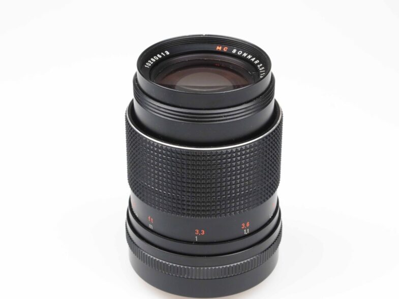 Zeiss Sonnar 135mm f3.5 MC Objektiv lens M42 Anschluss mount 97559 - Image 3